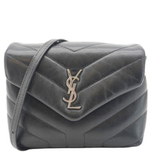 Load image into Gallery viewer, YVES SAINT LAURENT Loulou Toy Calfskin Leather Crossbody Bag Black
