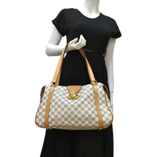 Load image into Gallery viewer, LOUIS VUITTON Stresa PM Damier Azur Shoulder Bag White
