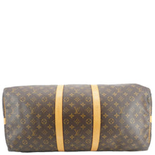 Load image into Gallery viewer, LOUIS VUITTON Keepall 55 Bandouliere Monogram Canvas Travel Bag Brown
