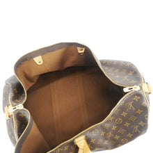 Load image into Gallery viewer, LOUIS VUITTON Keepall 55 Bandouliere Monogram Canvas Travel Bag Brown
