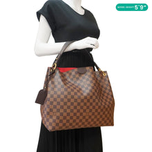 Load image into Gallery viewer, LOUIS VUITTON Graceful MM Monogram Canvas Shoulder Bag Brown
