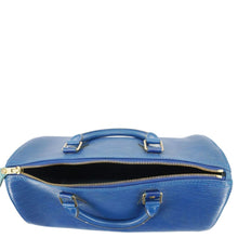 Load image into Gallery viewer, LOUIS VUITTON Speedy 30 Epi Leather Satchel Bag Blue
