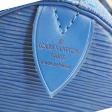 Load image into Gallery viewer, LOUIS VUITTON Speedy 30 Epi Leather Satchel Bag Blue
