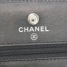 Load image into Gallery viewer, CHANEL Cambon Ligne Wallet On Chain Quilted Leather Clutch Crossbody Bag Black
