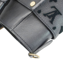 Load image into Gallery viewer, LOUIS VUITTON On My Side MM Monogram Tuffetage Leather Shoulder Bag Black
