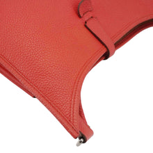 Load image into Gallery viewer, HERMES Evelyne PM Clemence Leather Crossbody Bag Red
