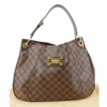 Load image into Gallery viewer, LOUIS VUITTON Galliera PM Made to Order Damier Ebene Shoulder Bag Brown
