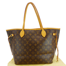 Load image into Gallery viewer, LOUIS VUITTON Neverfull MM Monogram Canvas Tote Bag Brown
