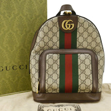 Load image into Gallery viewer, GUCCI Ophidia Small GG Supreme Canvas Backpack Beige 547965
