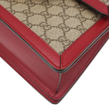 Load image into Gallery viewer, GUCCI Queen Margaret Bee GG Supreme Canvas Shoulder Bag Red 476541
