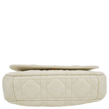 Load image into Gallery viewer, CHRISTIAN DIOR Caro Supple Cannage Calfskin Leather Chain Shoulder Bag Ivory
