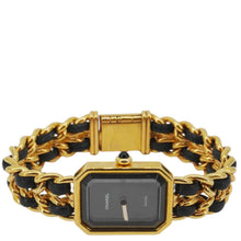 Load image into Gallery viewer, CHANEL 20mm Chain Premiere Stainless Steel Lambskin Quartz Watch Gold

