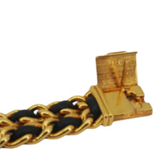 Load image into Gallery viewer, CHANEL 20mm Chain Premiere Stainless Steel Lambskin Quartz Watch Gold
