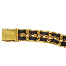 Load image into Gallery viewer, CHANEL 20mm Chain Premiere Stainless Steel Lambskin Quartz Watch Gold
