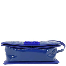 Load image into Gallery viewer, CHANEL Boy Flap Small Plexiglass Patent Leather Crossbody Bag Blue
