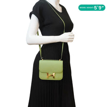 Load image into Gallery viewer, HERMES Constance 18 Epsom Leather Crossbody Bag Green
