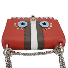 Load image into Gallery viewer, FENDI Studded Kan I Vitello Liberty Lucido Catalan Leather Shoulder Bag Multicolor
