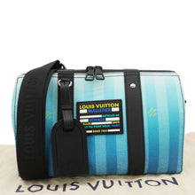 Load image into Gallery viewer, LOUIS VUITTON City Keepall Damier Stripes Shoulder Bag Gradient Blue
