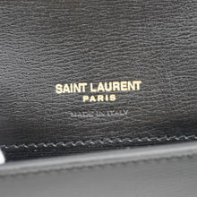 Load image into Gallery viewer, YVES SAINT LAURENT Cassandre Phone Holder Leather Shoulder Bag Black
