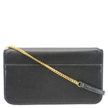 Load image into Gallery viewer, YVES SAINT LAURENT Cassandre Phone Holder Leather Shoulder Bag Black
