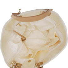 Load image into Gallery viewer, CHANEL Deauville Medium Pearl Embellished Canvas Tote Bag Cream
