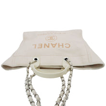Load image into Gallery viewer, CHANEL Deauville Large Raffia Mixed Fibers Tote Bag Cream
