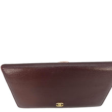 Load image into Gallery viewer, CHANEL Vintage L-Yen Leather Wallet Burgundy
