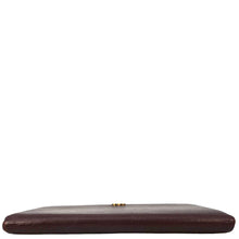 Load image into Gallery viewer, CHANEL Vintage L-Yen Leather Wallet Burgundy
