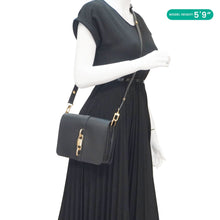 Load image into Gallery viewer, LOUIS VUITTON Rendez Vous Calfskin Leather Crossbody Bag Black
