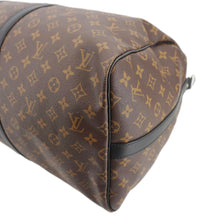 Load image into Gallery viewer, LOUIS VUITTON Keepall Bandouliere 55 Monogram Canvas Travel Bag Black
