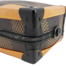 Load image into Gallery viewer, LOUIS VUITTON X NIGO Soft Trunk Giant Damier Ebene Monogram Shoulder Bag Brown
