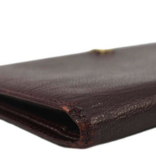 Load image into Gallery viewer, CHANEL Vintage L-Yen Leather Wallet Burgundy
