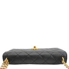 Load image into Gallery viewer, CHANEL Wallet On Chain Quilted Caviar Leather Crossbody Bag Black

