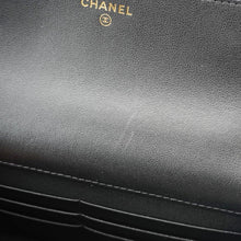 Load image into Gallery viewer, CHANEL Wallet On Chain Quilted Caviar Leather Crossbody Bag Black
