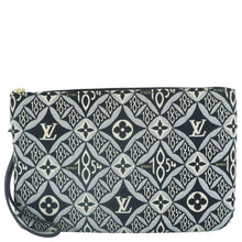 Load image into Gallery viewer, LOUIS VUITTON Neverfull Since 1854 Jacquard Wristlet Pouch Black
