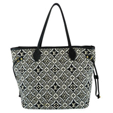 Load image into Gallery viewer, LOUIS VUITTON Neverfull MM Since 1854 Jacquard Shoulder Bag Black
