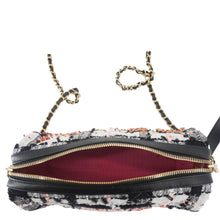 Load image into Gallery viewer, CHANEL Tweed Calfskin Signe Bowling Shoulder Bag Multicolor
