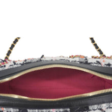Load image into Gallery viewer, CHANEL Tweed Calfskin Signe Bowling Shoulder Bag Multicolor

