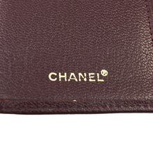 Load image into Gallery viewer, CHANEL Vintage L-Yen Leather Wallet Burgundy
