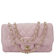 Load image into Gallery viewer, CHANEL Mademoiselle Chic Flap Quilted Lambskin Leather Crossbody Bag Pink
