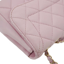 Load image into Gallery viewer, CHANEL Mademoiselle Chic Flap Quilted Lambskin Leather Crossbody Bag Pink
