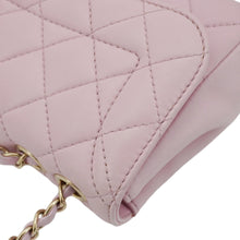 Load image into Gallery viewer, CHANEL Mademoiselle Chic Flap Quilted Lambskin Leather Crossbody Bag Pink
