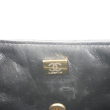 Load image into Gallery viewer, CHANEL Enamel Pearl Charm Me Square Flap Mini Quilted Lambskin Leather Crossbody Bag Black

