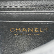Load image into Gallery viewer, CHANEL Enamel Pearl Charm Me Square Flap Mini Quilted Lambskin Leather Crossbody Bag Black
