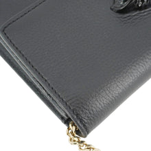 Load image into Gallery viewer, VERSACE Medusa Evening Grained Calfskin Clutch Crossbody Bag Black
