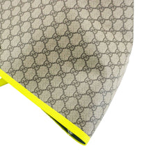 Load image into Gallery viewer, GUCCI Ophidia Medium GG Supreme Canvas Tote Bag Neon Yellow 786899
