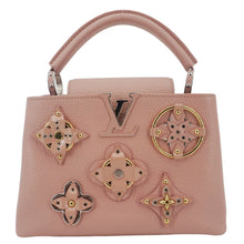 Load image into Gallery viewer, LOUIS VUITTON Capucines BB Mechanical Flowers Taurillon Leather Crossbody Bag Pink
