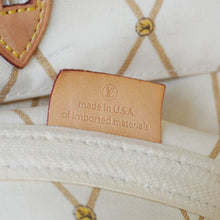 Load image into Gallery viewer, LOUIS VUITTON Neverfull Summer Trunk Damier Azur Shoulder Bag White
