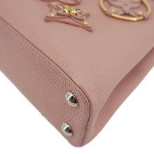 Load image into Gallery viewer, LOUIS VUITTON Capucines BB Mechanical Flowers Taurillon Leather Crossbody Bag Pink

