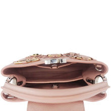 Load image into Gallery viewer, LOUIS VUITTON Capucines BB Mechanical Flowers Taurillon Leather Crossbody Bag Pink
